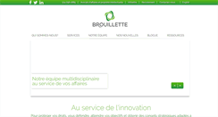 Desktop Screenshot of brouillette.ca