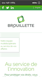 Mobile Screenshot of brouillette.ca