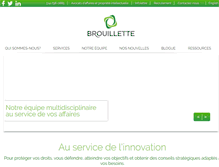 Tablet Screenshot of brouillette.ca